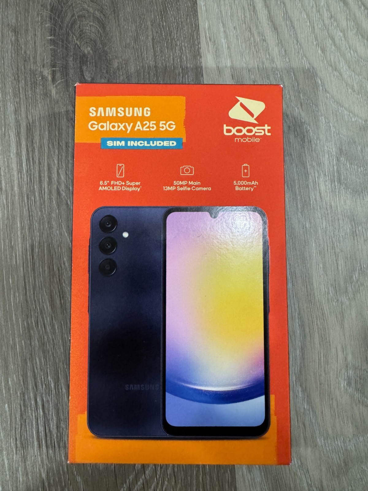 Boost Mobile Samsung Galaxy A25 5G SM-A256E 6.5” 6GB RAM/128GB 2.4 GHz 🔒🆕