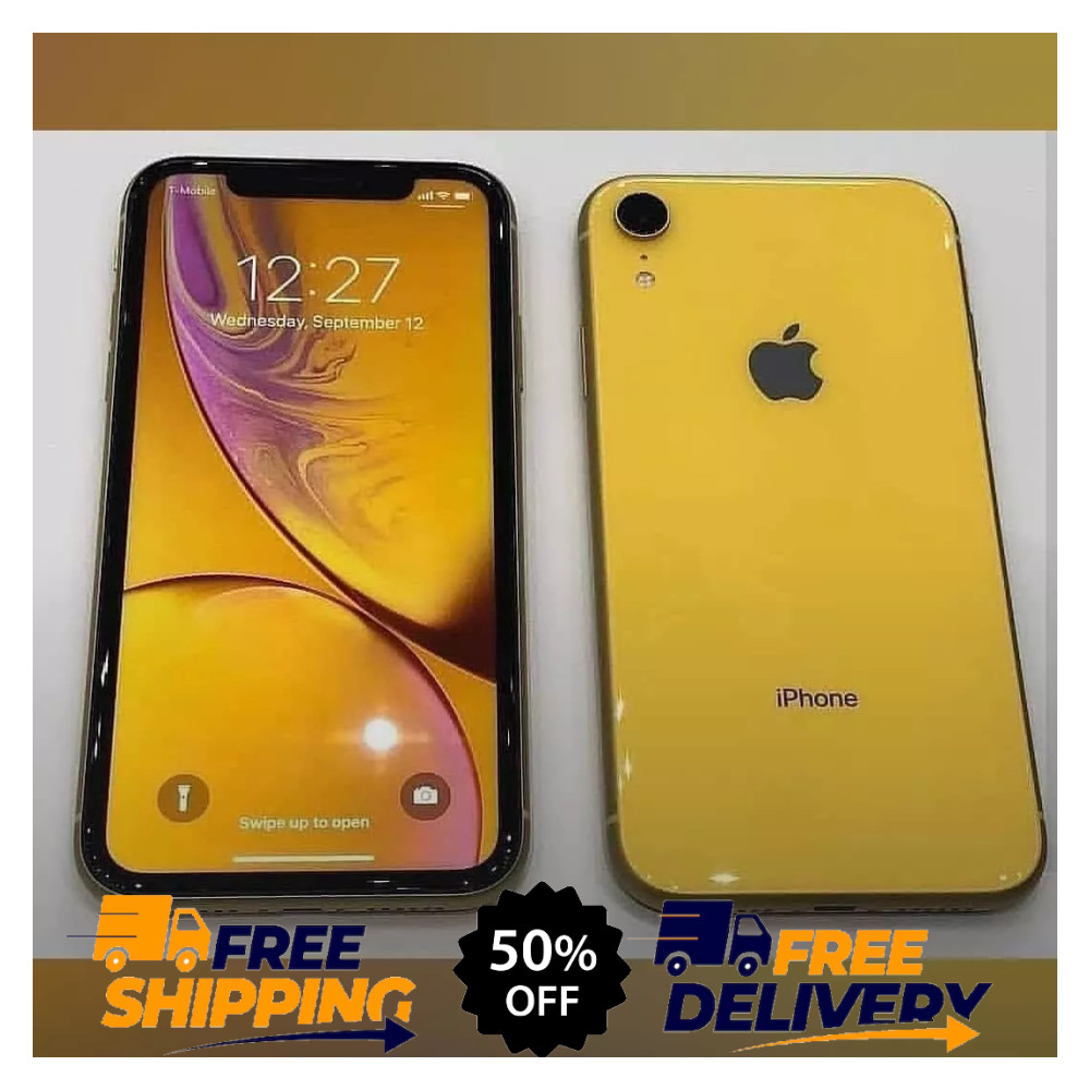 Apple iPhone XR 64GB Yellow / Red Unlocked SmartPhone Att Tmobile Verizon Boost