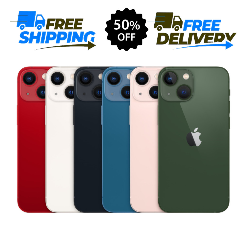 Apple iPhone 13 |256GB 128GB| GSM Unlocked T-Mobile AT&T Verizon 5G Smartphone