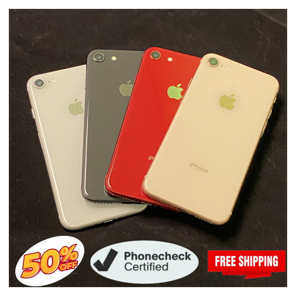 Apple iPhone 8 64GB 256GB Unlocked Verizon TMobile Straight Talk Clean ESN 4G