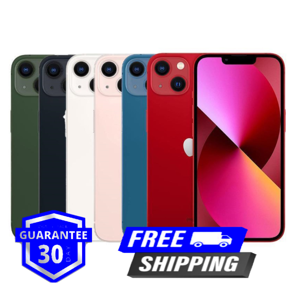 Apple iPhone 13 128GB 5G iOS Unlocked Verizon Clean IMEI AT&T TMobile Smartphon
