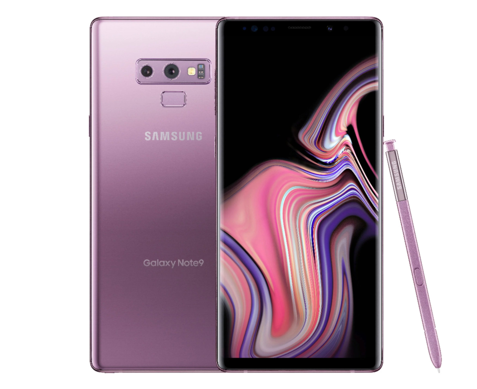 Samsung Galaxy Note9 SM-N960U1 Unlocked 128GB Lavender Purple C Medium Burn