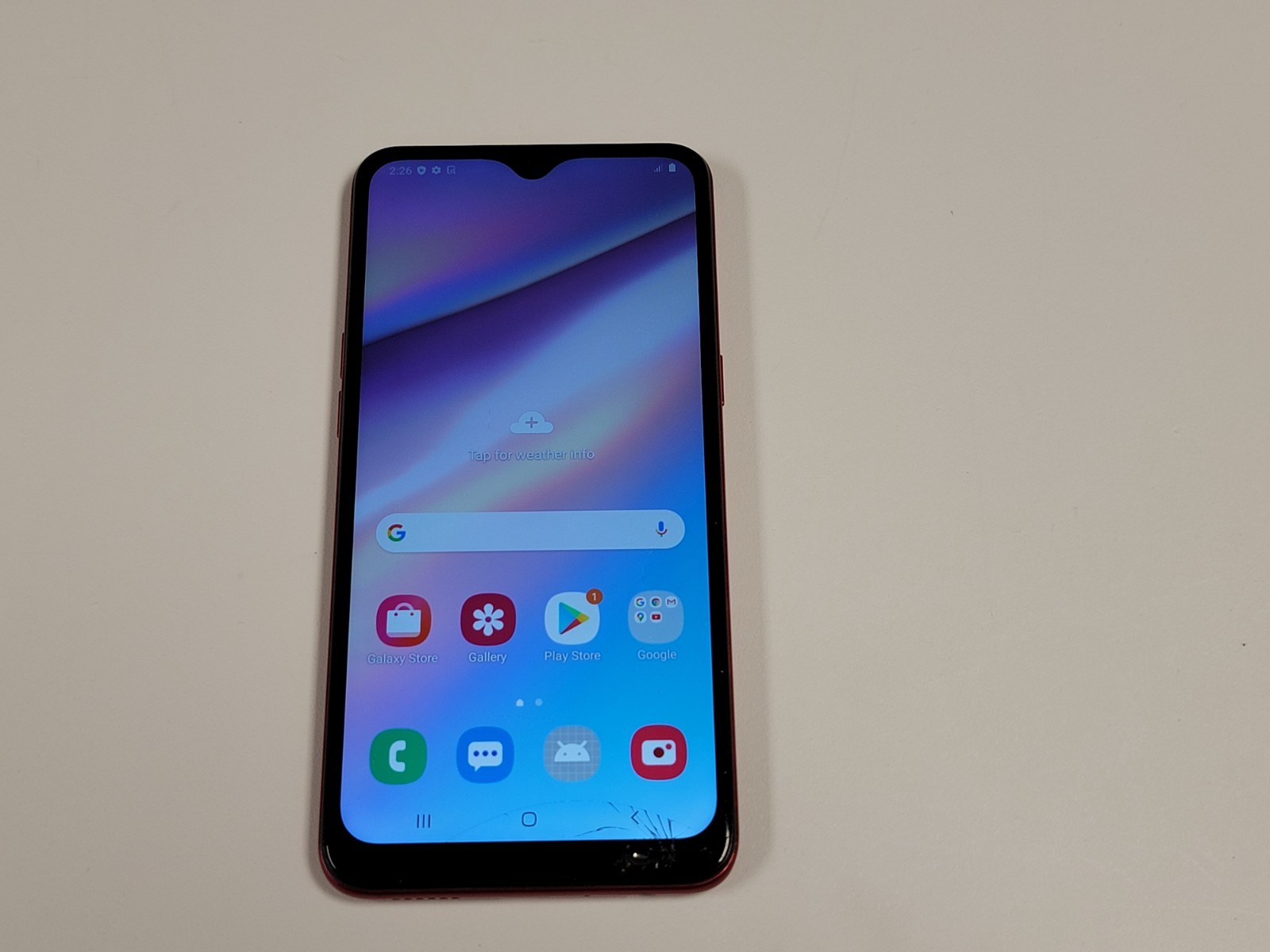 Samsung Galaxy A10s (SM-A107M/DS) 32GB (GSM Unlocked) Dual SIM – CRACKED – T9531