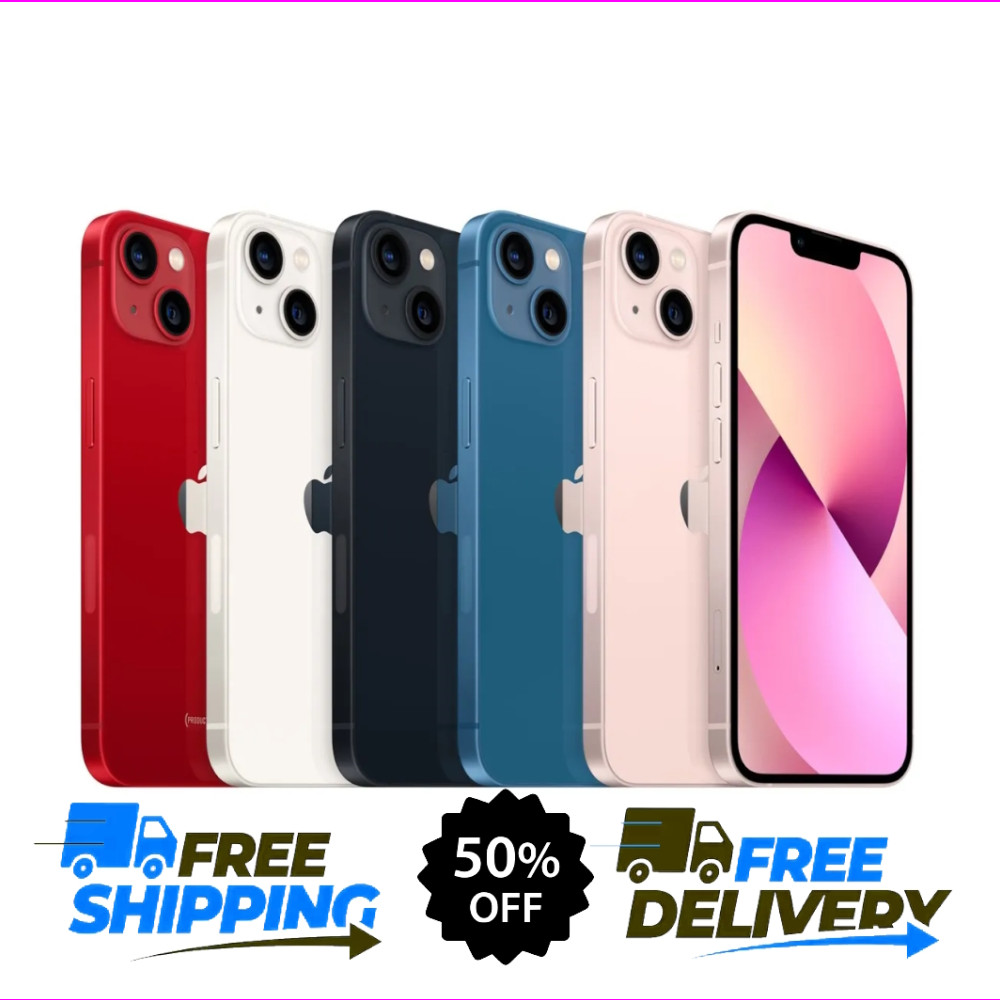 Apple iPhone 13 128GB/256GB 5G – Unlocked/AT&T/Verizon – Free Shipping!