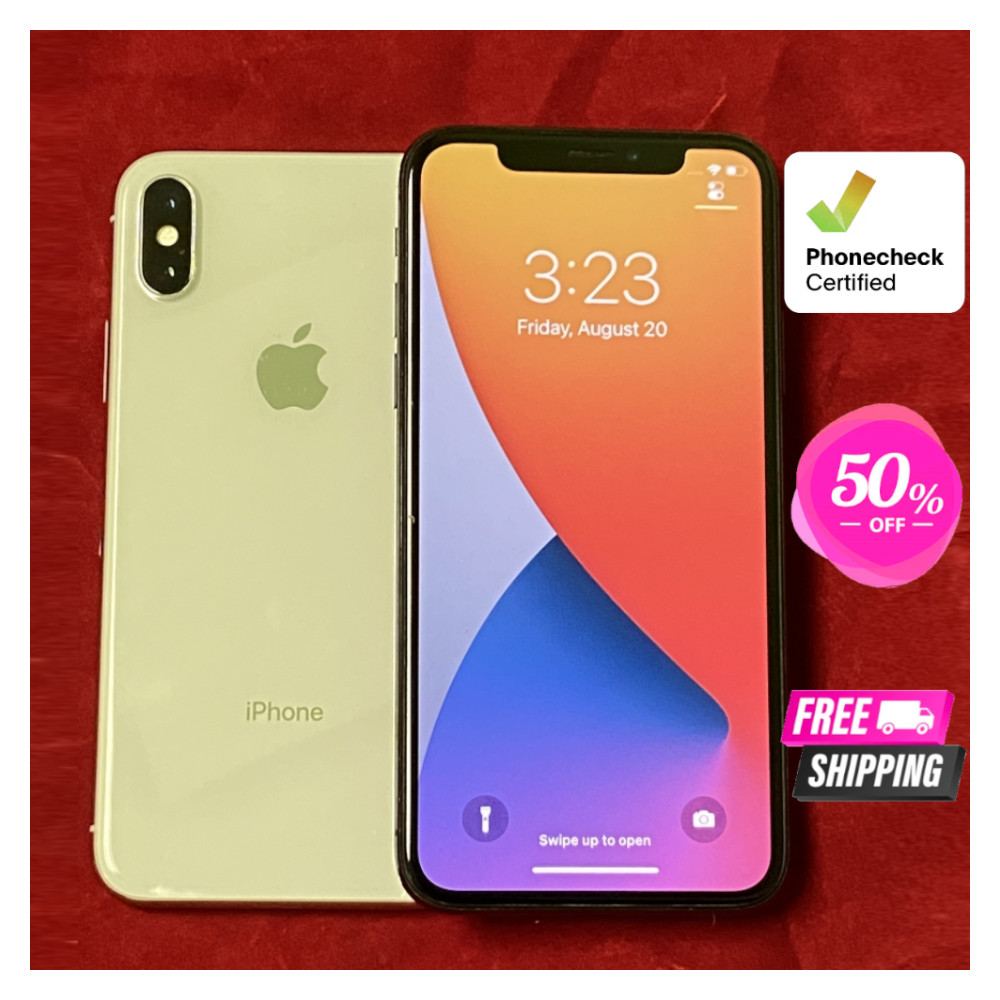 Apple iPhone X GSM Unlocked -256GB 64GB- AT&T Verizon 4G Pristine 5.8” Screen