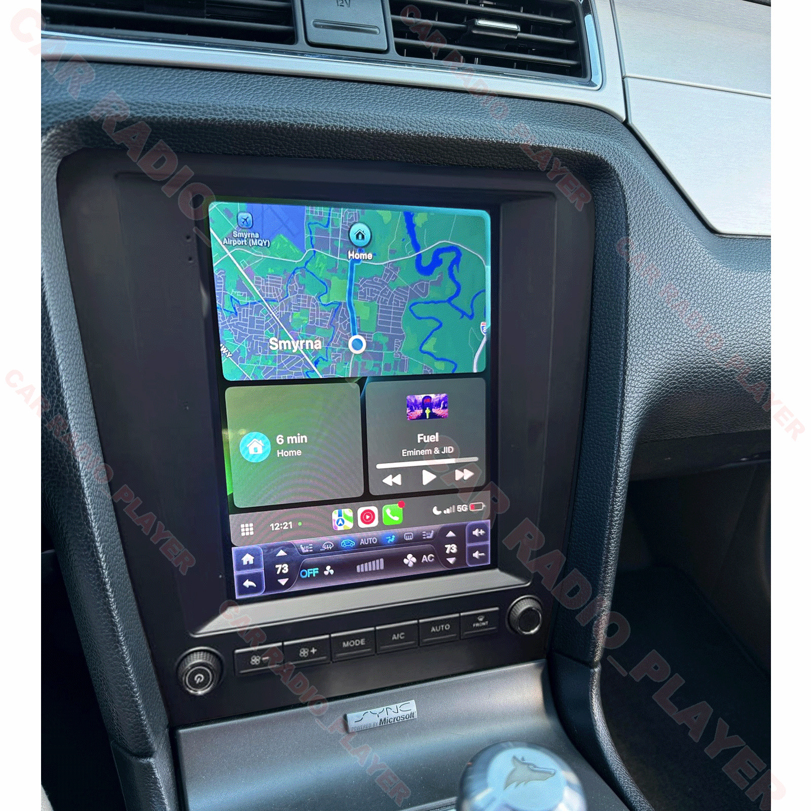 For Ford Mustang 2010-2014 CarPlay Android15 PLUG &PLAY Radio GPS Navi AHD 4+64G