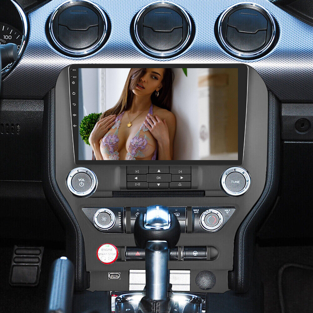 2+32G CarPlay Car Stereo Radio GPS Navi Android 14 For Ford Mustang 2015-2021