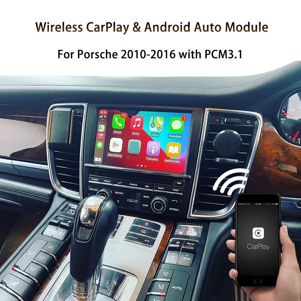 Aftermarket CarPlay For Porsche PCM3.1 Apple Phone Mirroring Android Auto Box