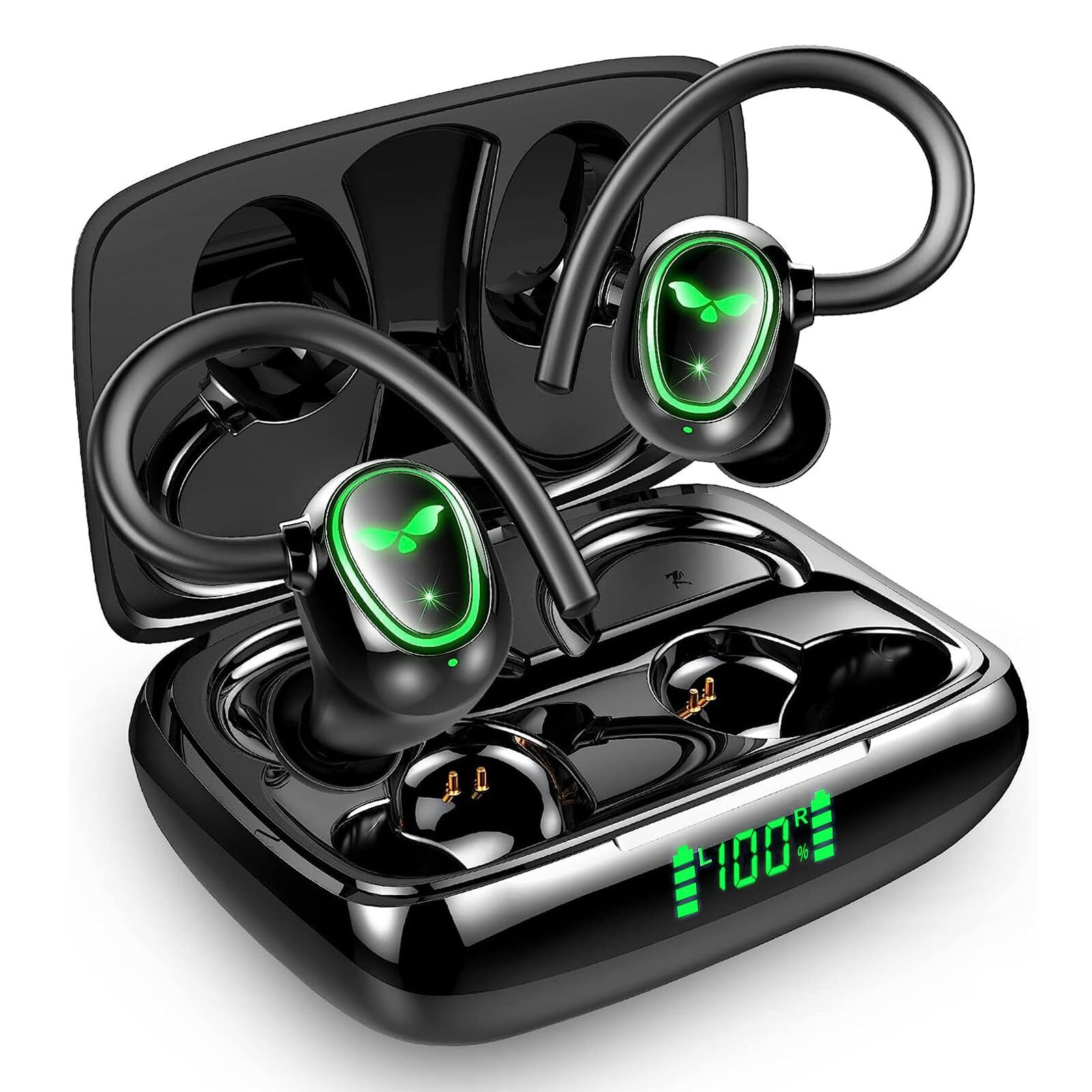 Bluetooth Wireless Headphones Earbuds 60hrs Playback Ear Buds IPX6 Waterproof…