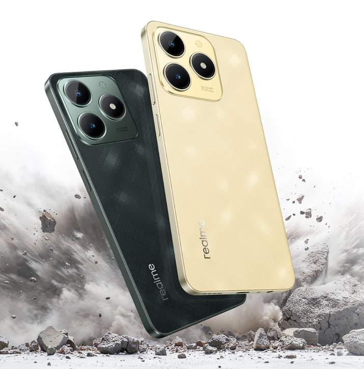 Realme C61 4G LTE Sparkle Gold – 6GB RAM – 256GB ROM – Unlocked – NEW SEALED