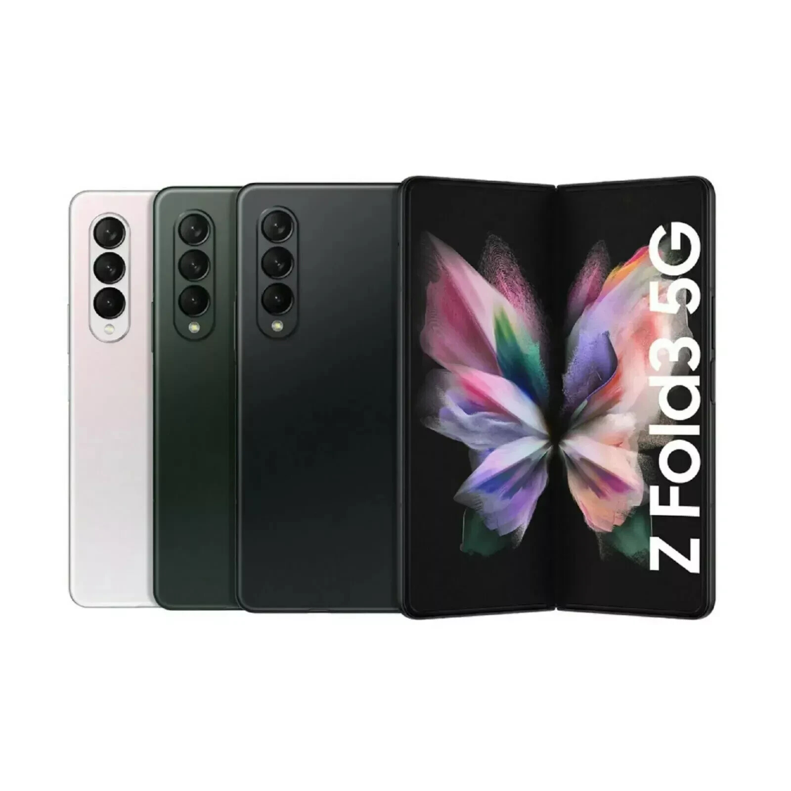 (Unlocked) Samsung Galaxy Z FOLD 3 5G – 256GB 7.6” – All Colors – Excellent