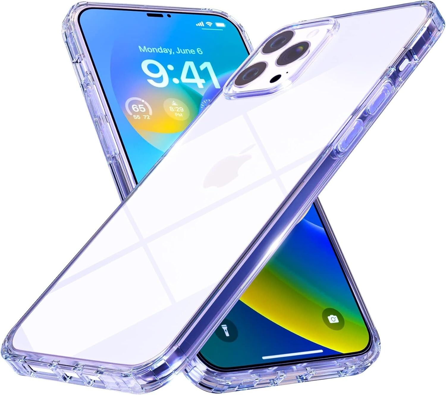 New Designed for iPhone 14 Pro Max Case Crystal Clear Shockproof Protection