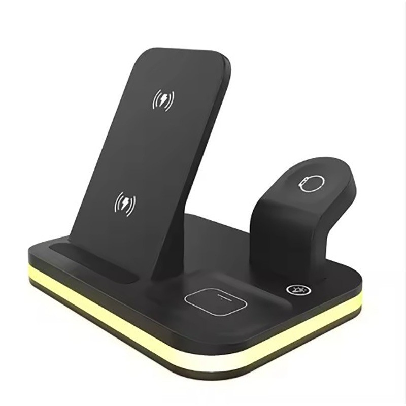 3-in-1 Fast Wireless Charging Station For IPhone Apple Watch AirPods 15W Power