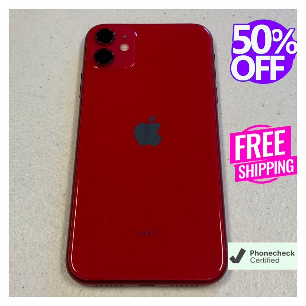 Apple iPhone 11 – Unlocked, 64GB/128GB, Good Condition – Free Shipping & Return
