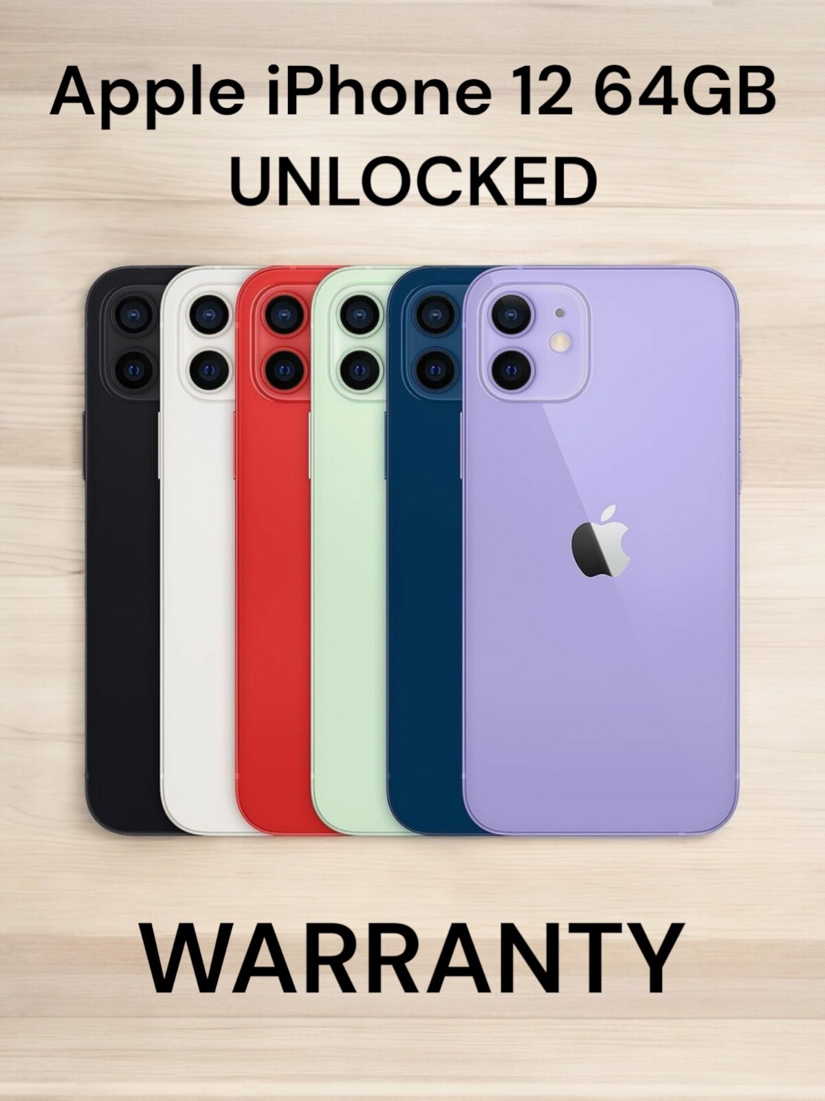 Apple iPhone 12 Unlocked Verizon, T-Mobile, AT&T all Carriers