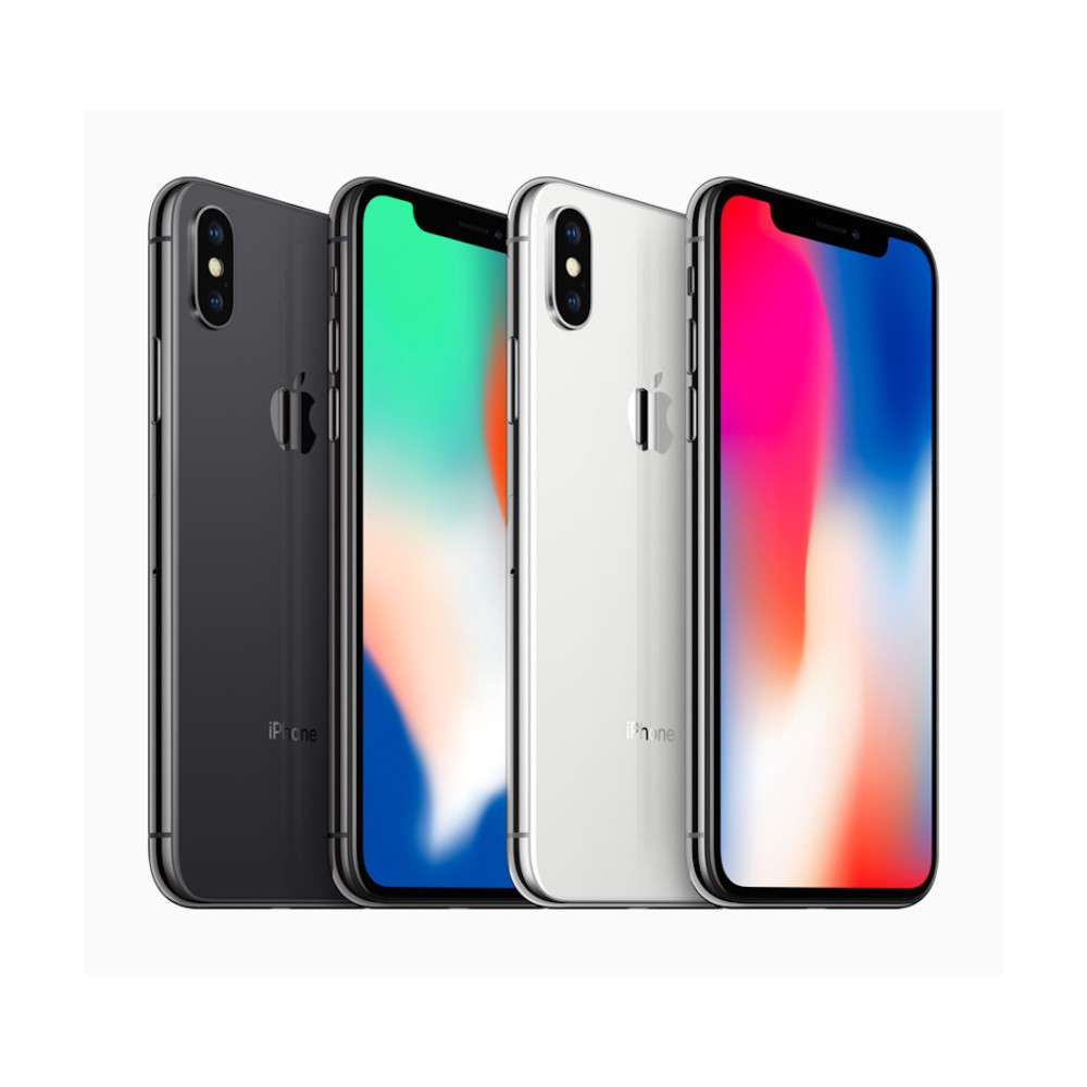 Apple iPhone X – 64GB 256 GB – Silver (AT&T) Unlocked 4G LTE Smartphone