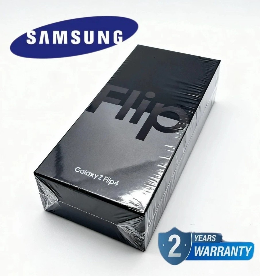 Brand New Sealed Samsung Galaxy Z Flip 4 256GB F7210 Factory Unlocked Smartphone