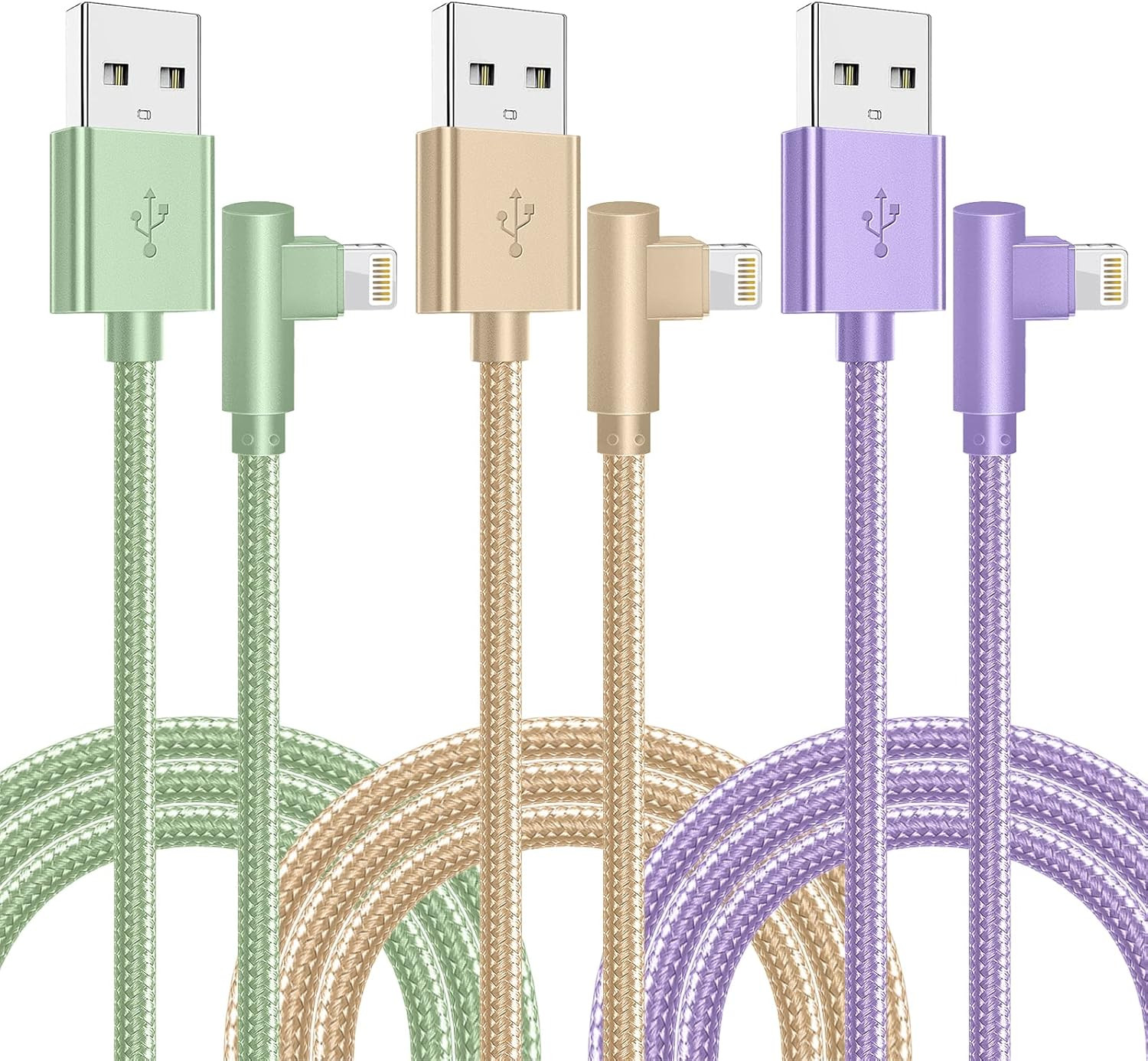 Iphone Charger,3 Pack 10FT Lightning Cable [Apple Mfi Certified] Iphone Fast Cha