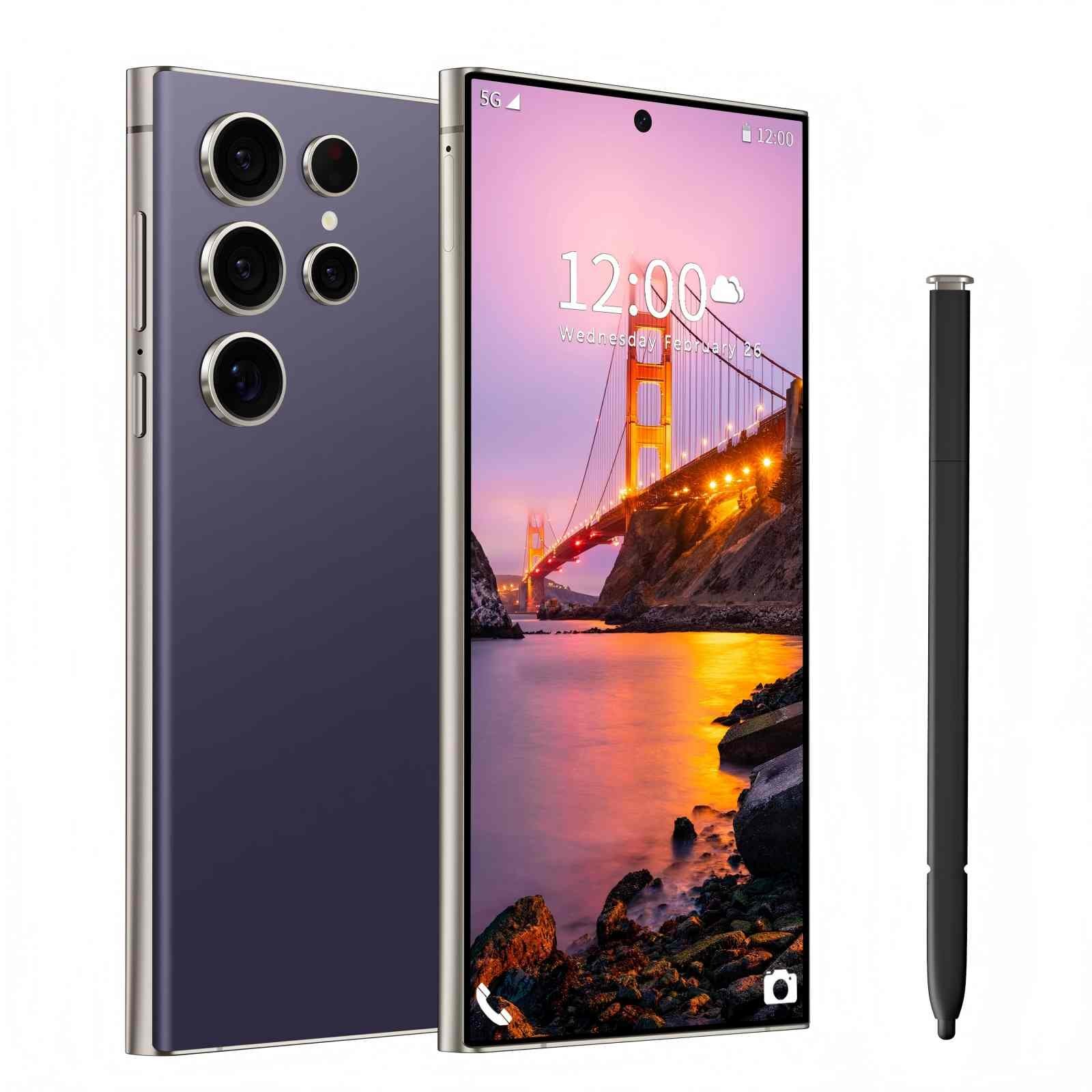 25 Ultra Unlocked  Phone 8+256GB Smartphone Android Cheap Phone 6800mAh 5G