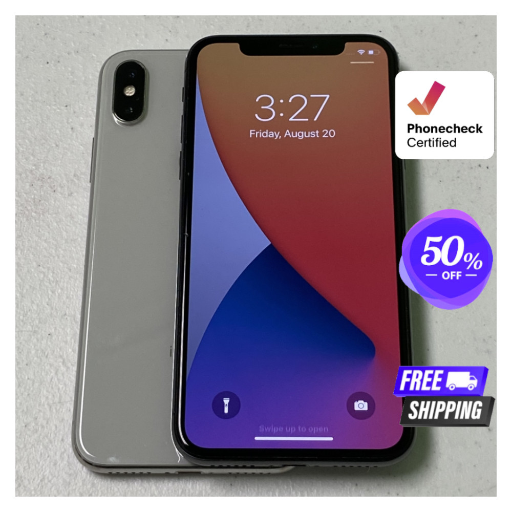 Apple iPhone X Unlocked Verizon At&t GSM+CDMA 64GB 256GB iOS Smartphone