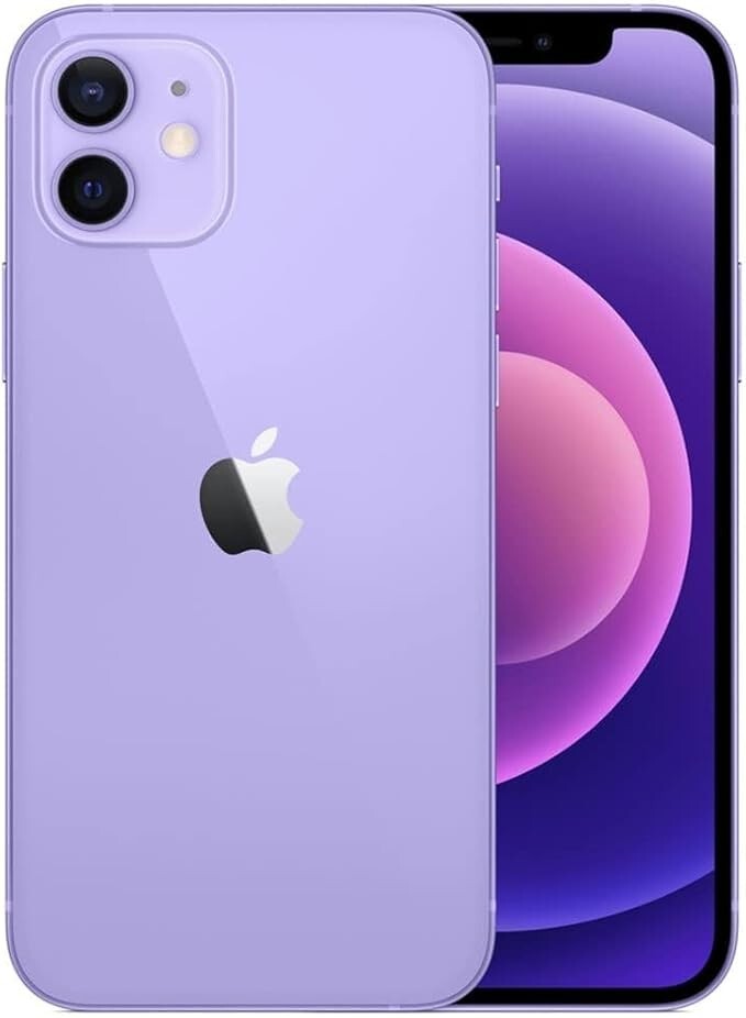 Apple iPhone 12 – 64 GB – Purple  – Spectrum- Excellent Refurbished