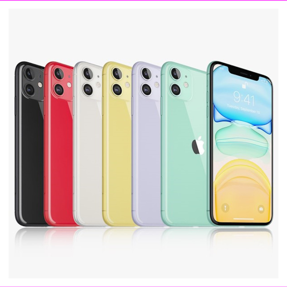 Apple iPhone 11 64GB/128GB – Black, Green, Purple (Verizon/T-Mobile)