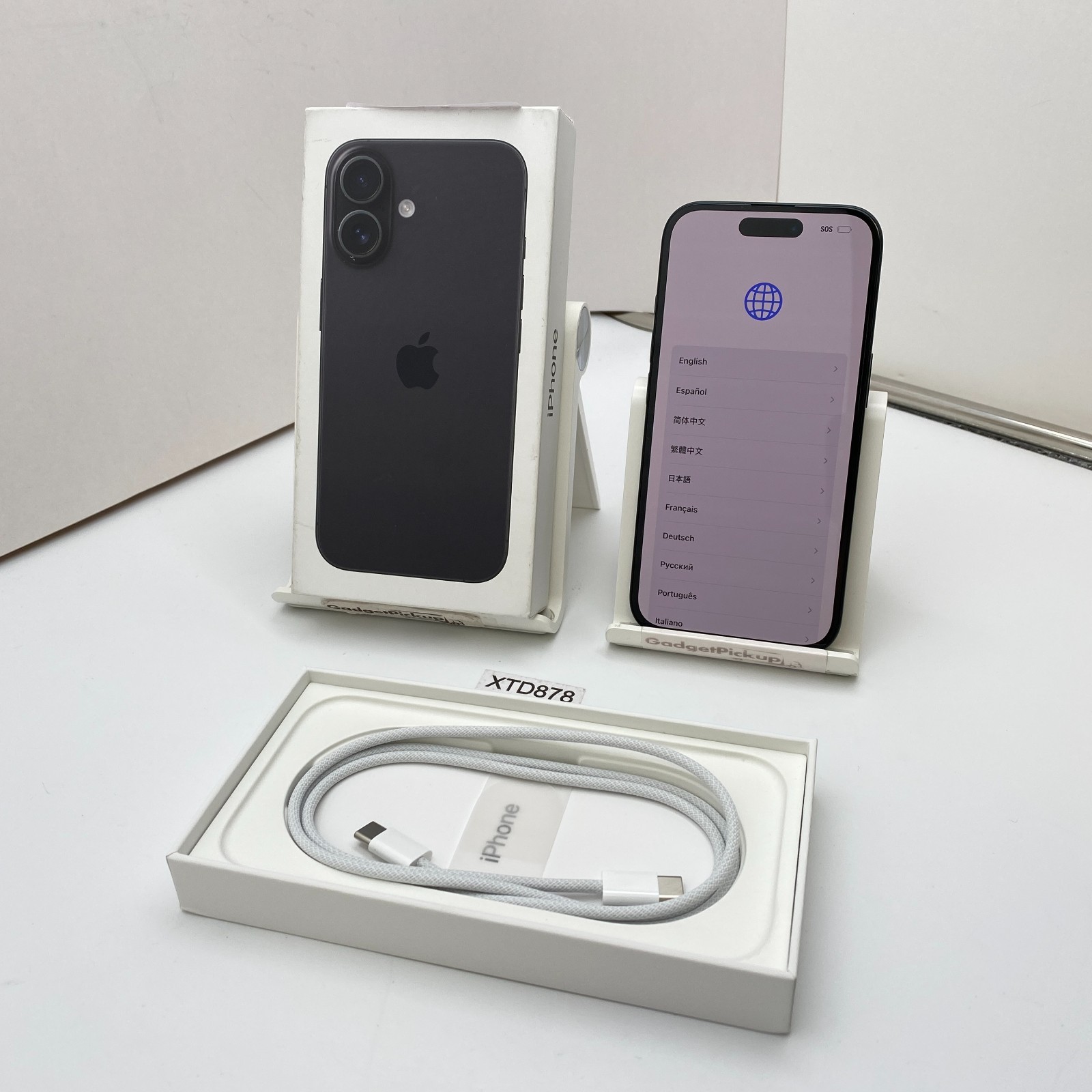 Apple iPhone 16 – 128GB – Black (Unlocked) – Open Box