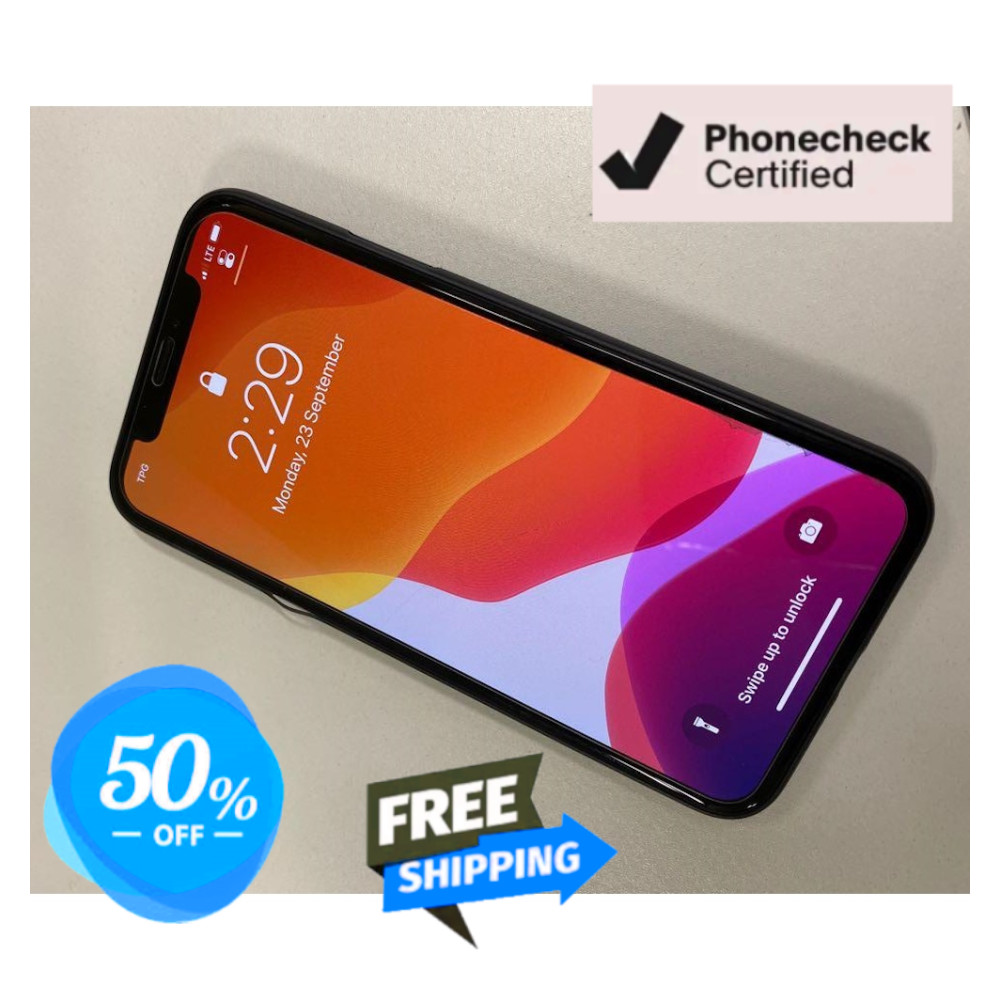 Apple iPhone XS 64GB 256GB Unlocked Verizon Silver/Gray GSM iOS WiFi 4G