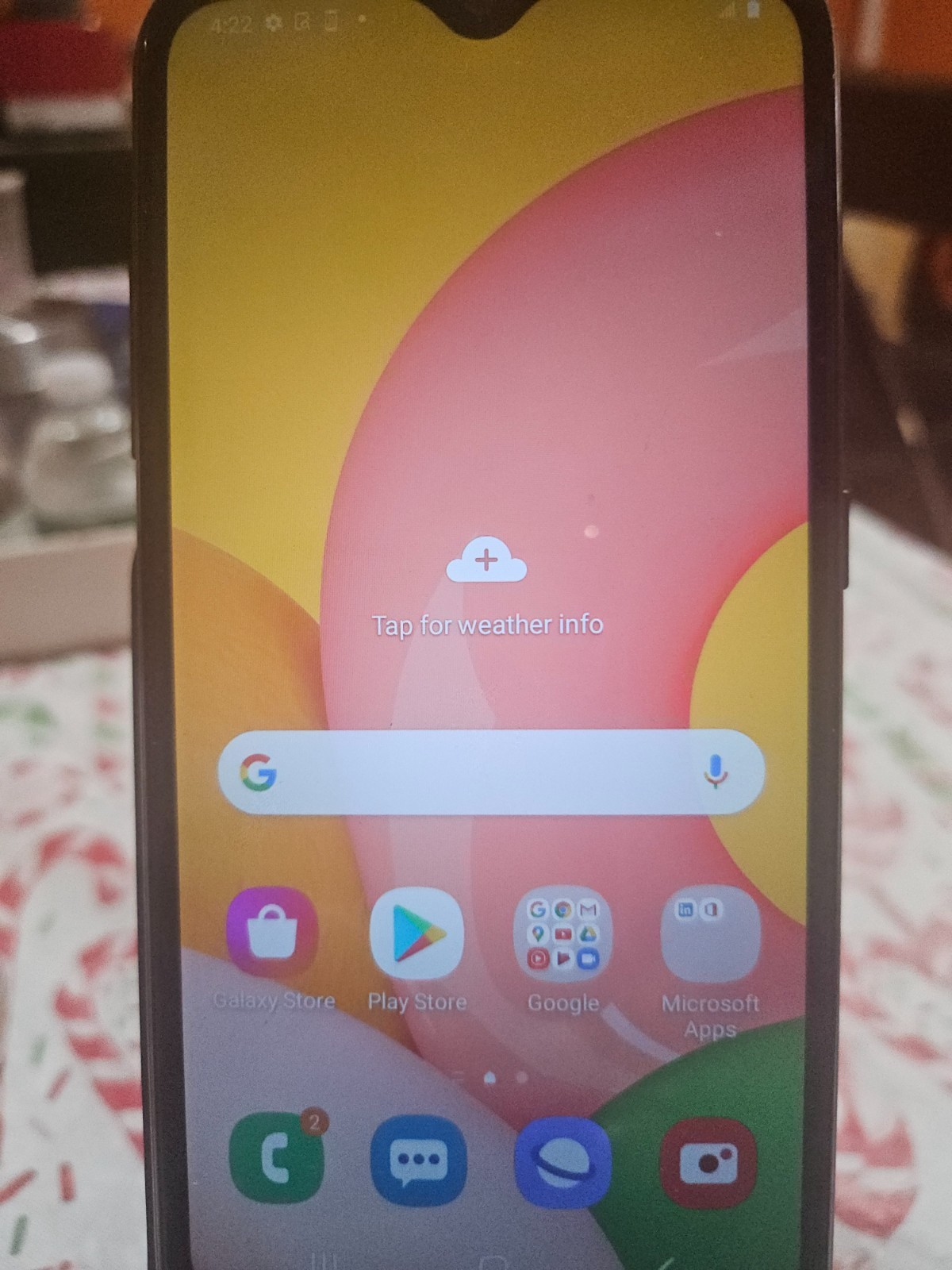 Samsung galaxy smartphone