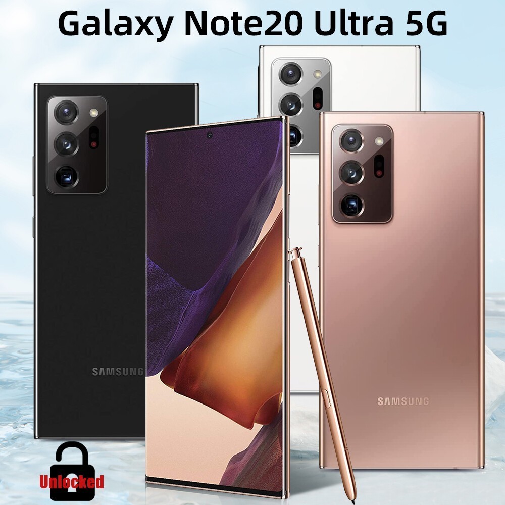 NEW SEALED SAMSUNG GALAXY NOTE 20 ULTRA 128GB 512GB FACTORY UNLOCKED Smartphone
