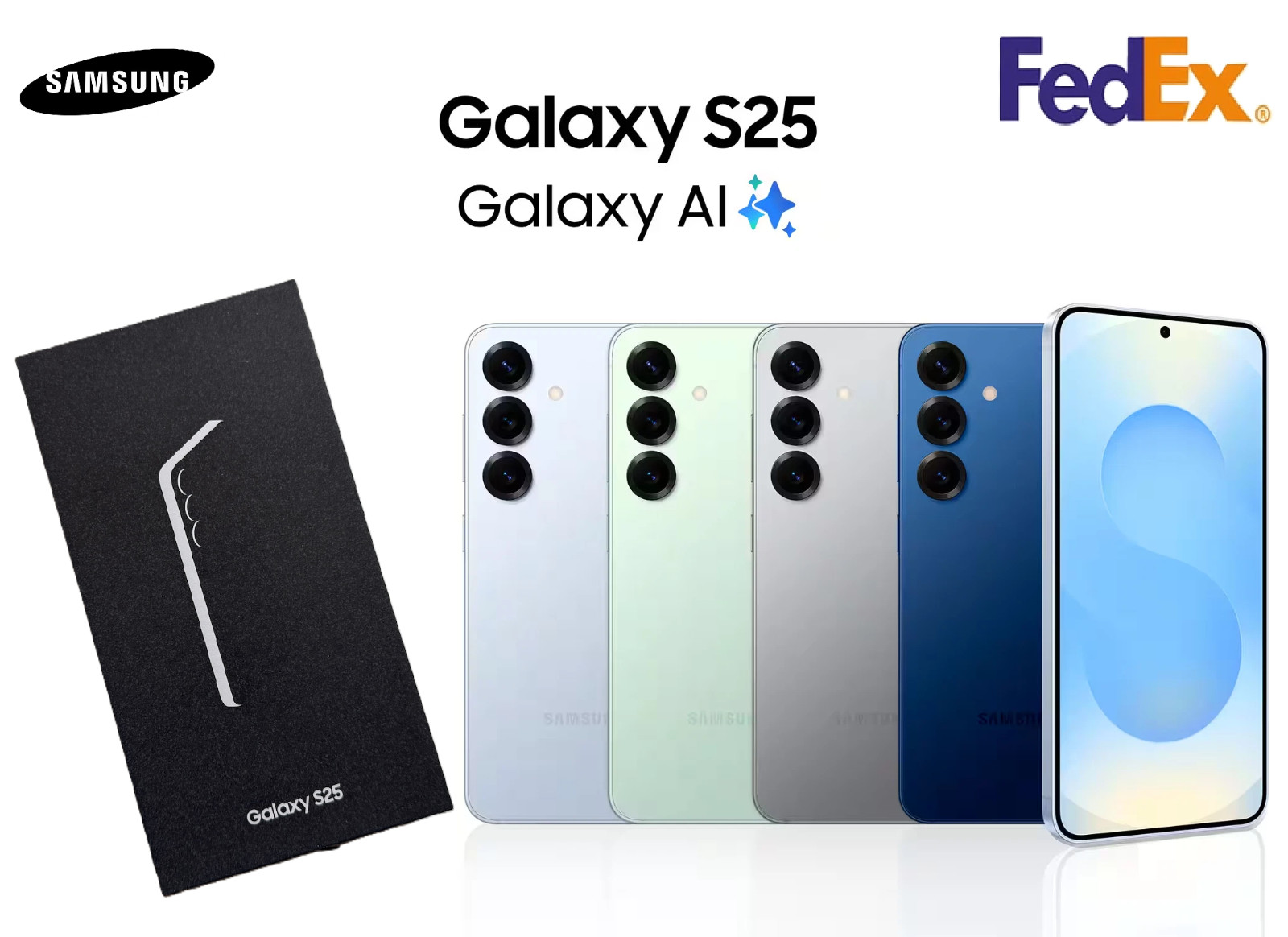 NEW Samsung Galaxy S25 128GB FACTORY Unlocked Verizon ATT TMobile Metro