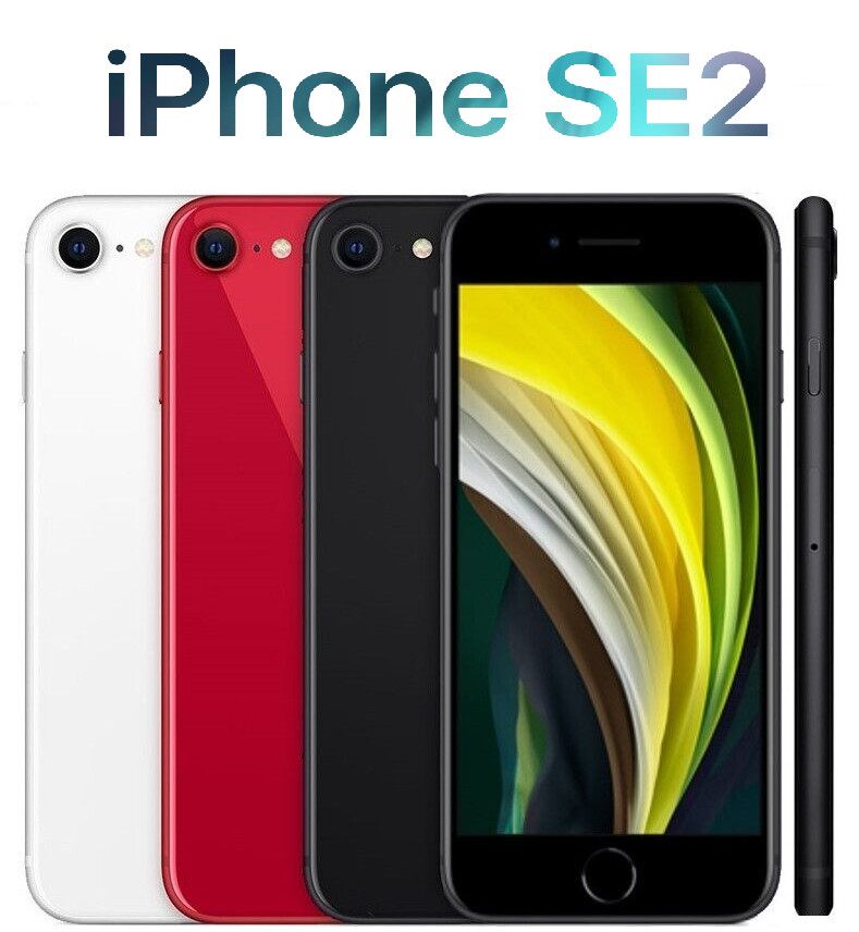 Apple iPhone SE 2nd Gen 64GB UNLOCKED RED/BLACK/WHITE-Excellent- NO TOUCH