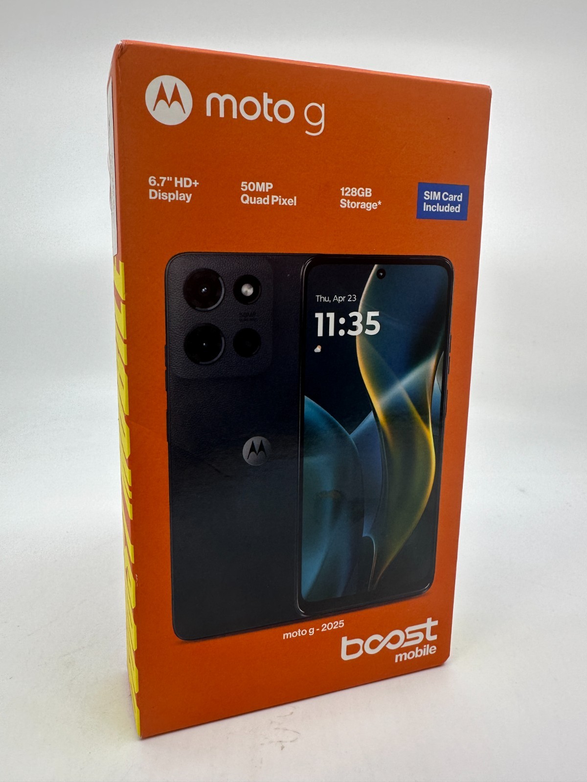Boost Mobile Moto G 2025, 128GB, Green – Prepaid Smartphone 🔒 New/Sealed