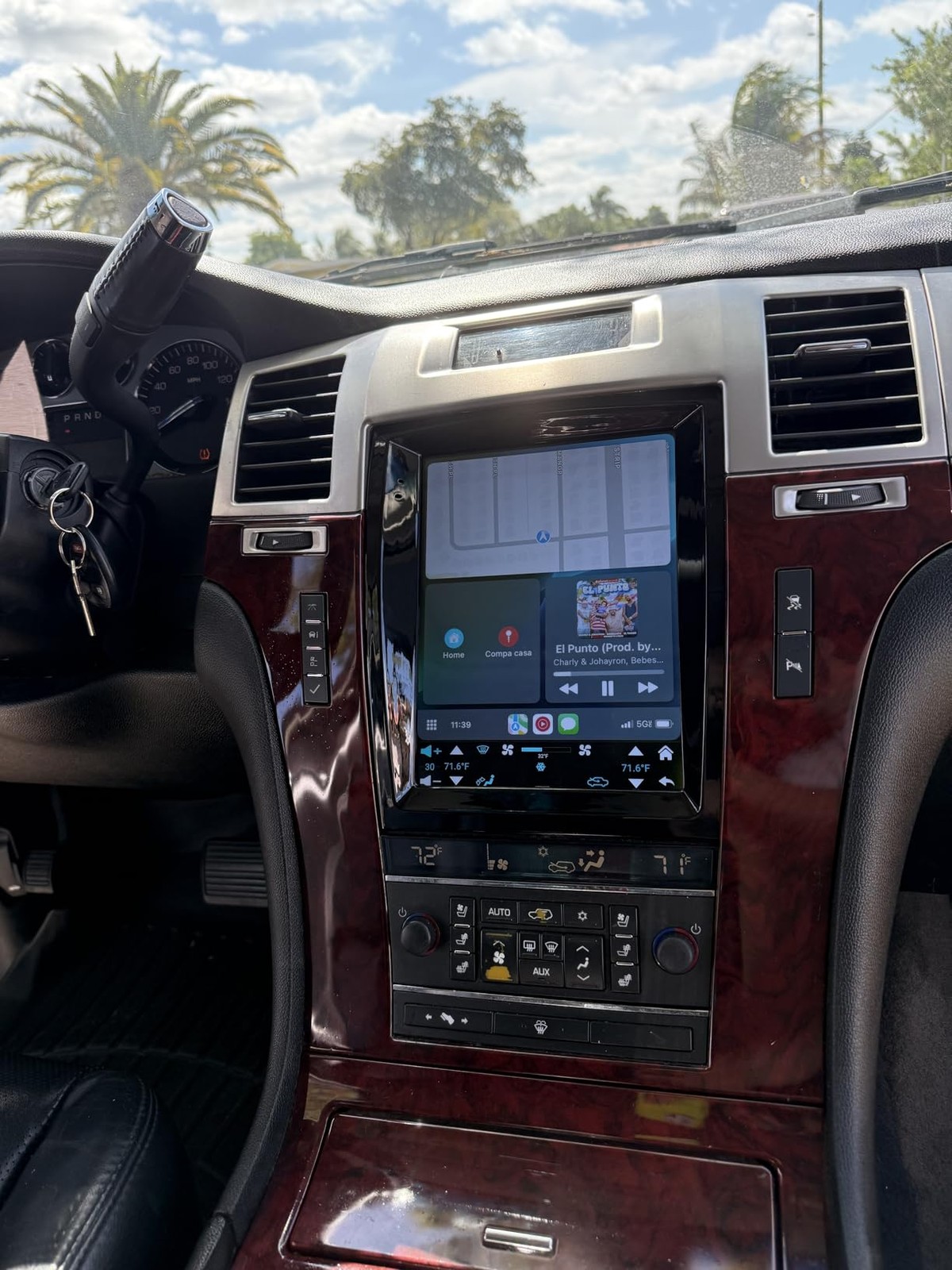 9.7” Car Stereo Radio GPS Wireless Carplay For Cadillac Escalade 2007-2014 64G