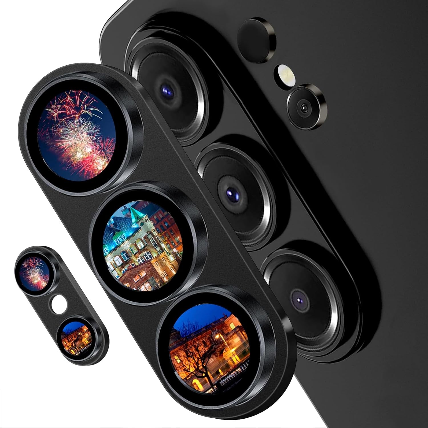 Camera Lens Protector for Samsung Galaxy S26 Ultra, One-piece Metal, Black