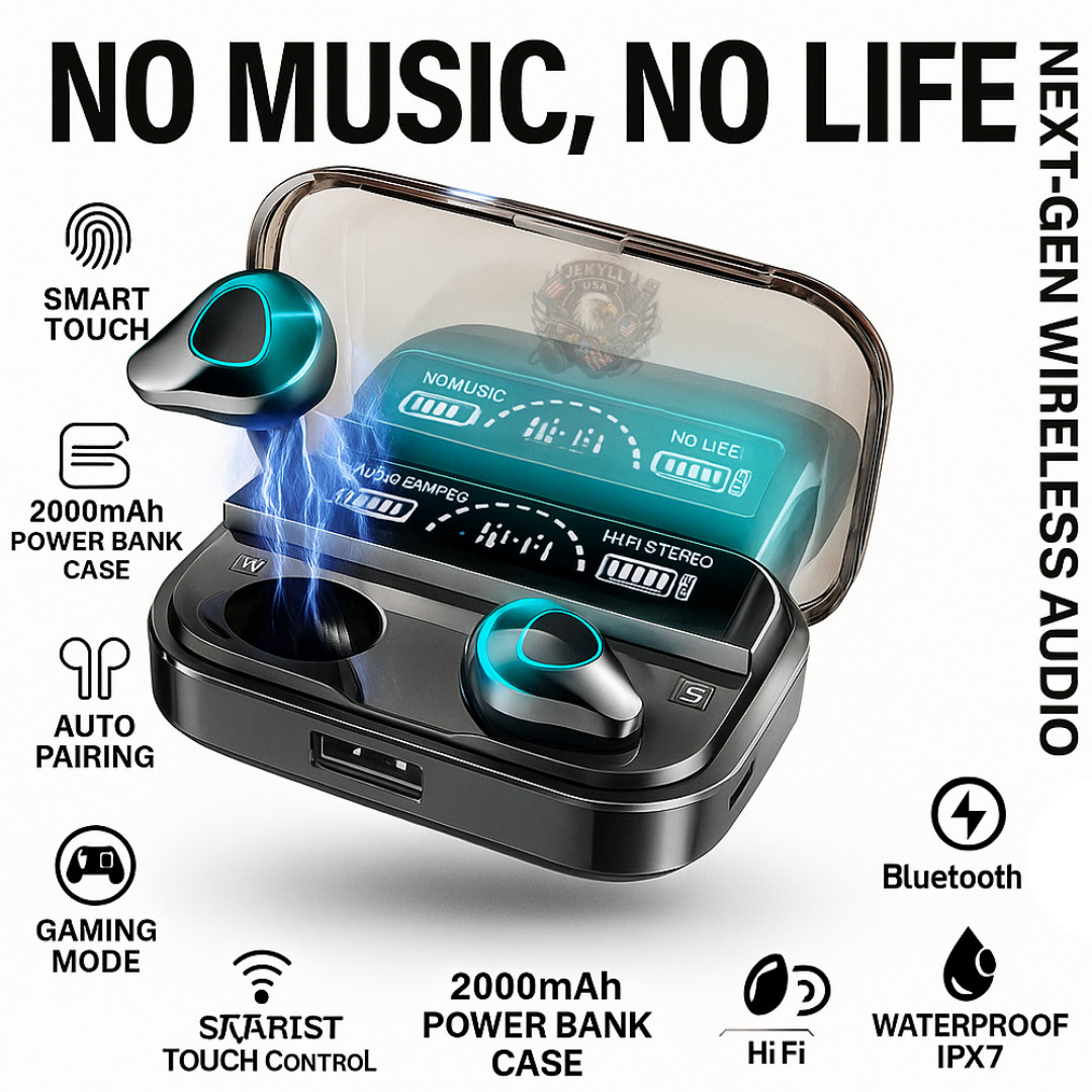 Bluetooth Earbud Headset TWS 5.3 Wireless Earphone Invisible for All Cell Phone