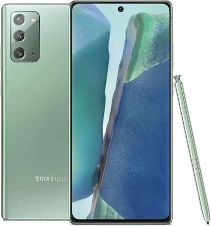 Samsung Galaxy Note20 5G SM-N981U Unlocked 128GB Mystic Green C Light Burn
