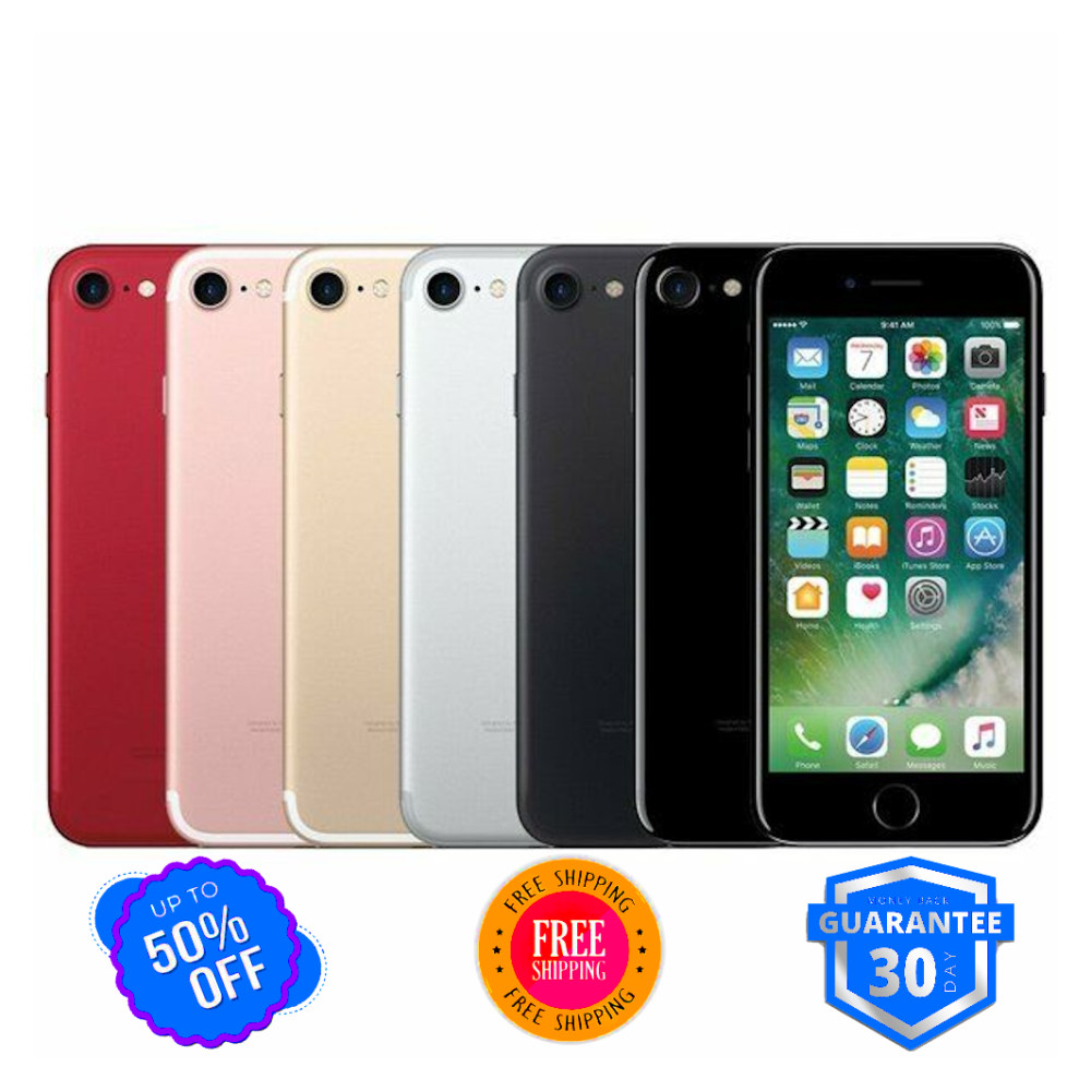 Apple iPhone 7 – 32GB/128GB – Unlocked T-Mobile, Verizon – Rose Gold, Black, Re