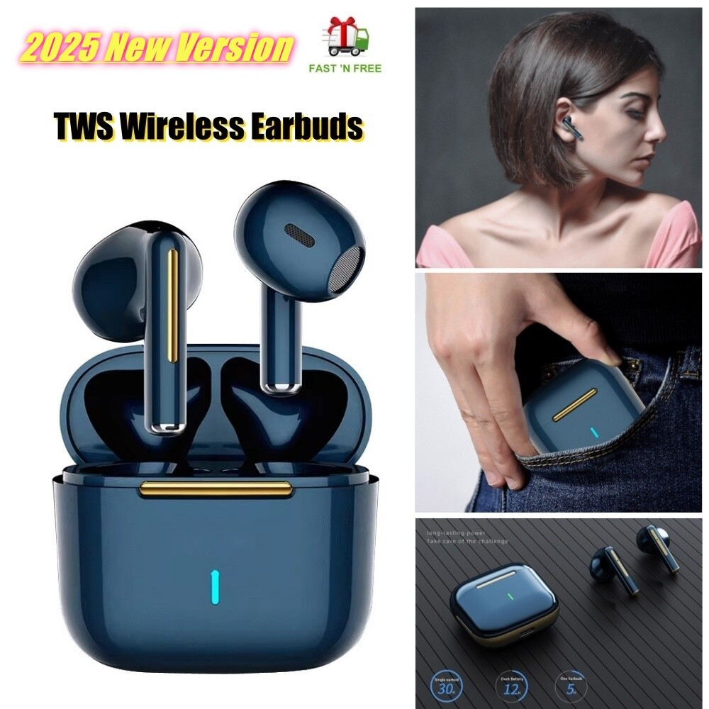 2025 Bluetooth Wireless Earbuds Gym Sports Earphones Headset For iPhone Samsung