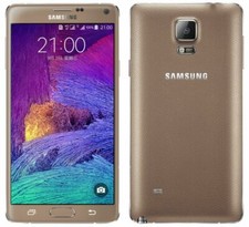 Samsung Galaxy Note 4 N910V 32GB Verizon Unlocked Gold Smartphone Very Good US
