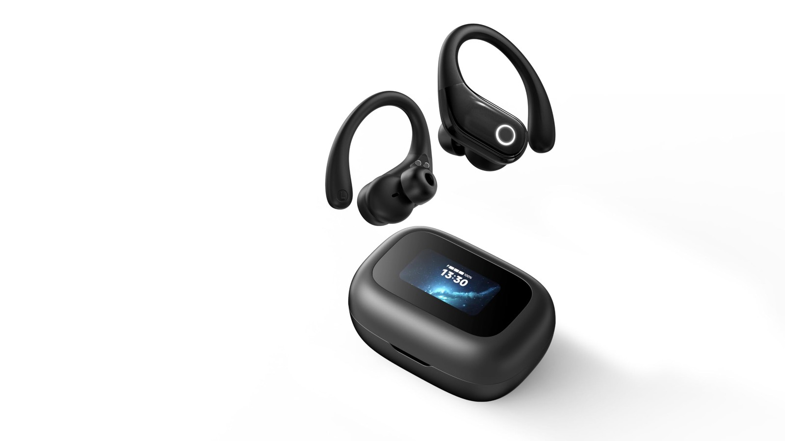 Wireless Earbuds, Sport Ear Buds with Smart Touchscreen Case, Bluetooth 5.4 O…