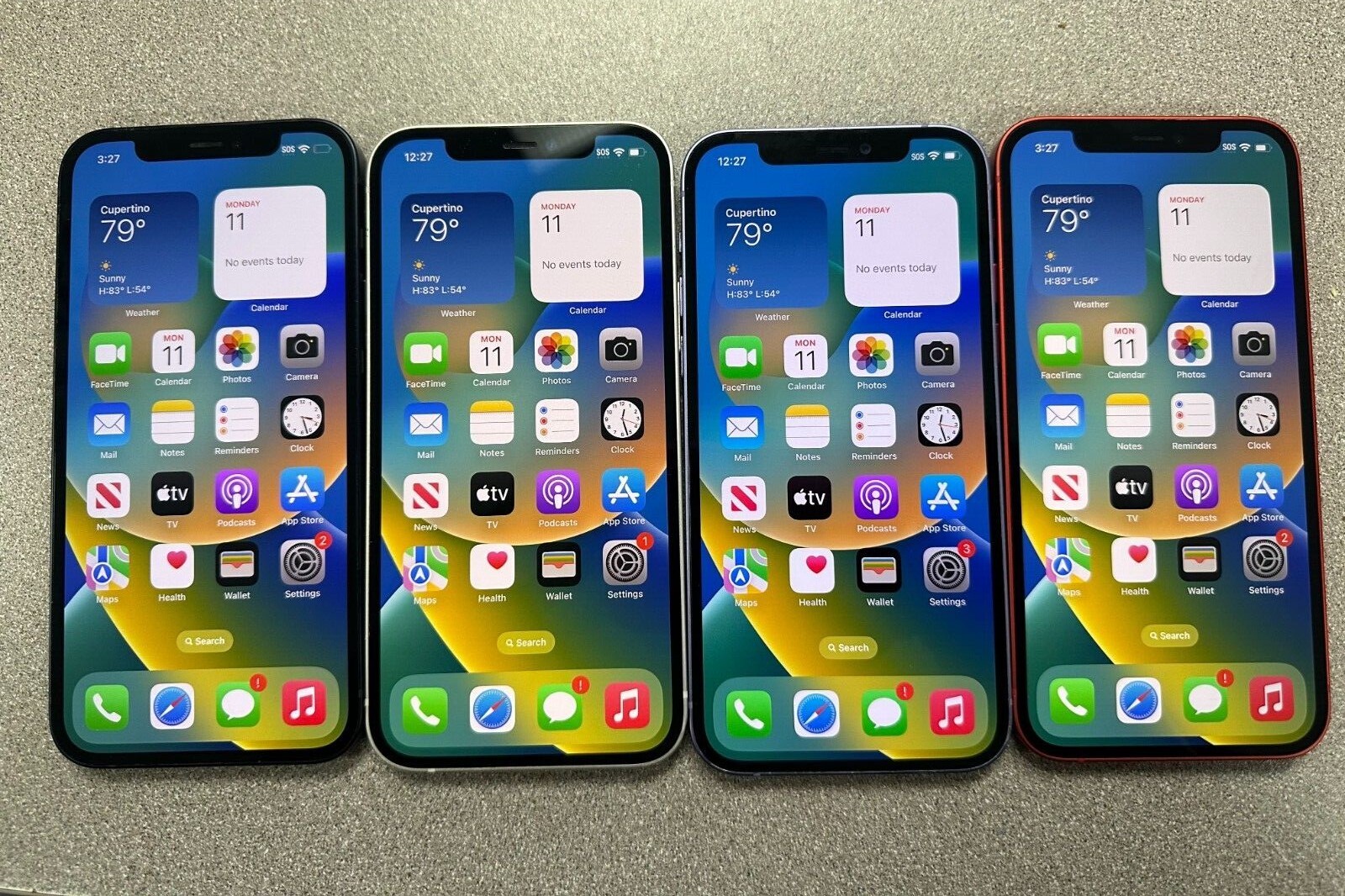 Apple iPhone 12 – 64gb 128GB (Unlocked) Black Blue Purple Red White –  Good