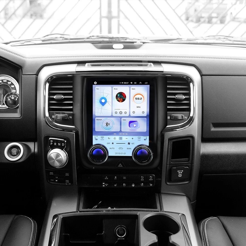 Used 10.4″ Tesla Style Android Car Radio Stereo Carplay 64G For Dodge RAM 13-18