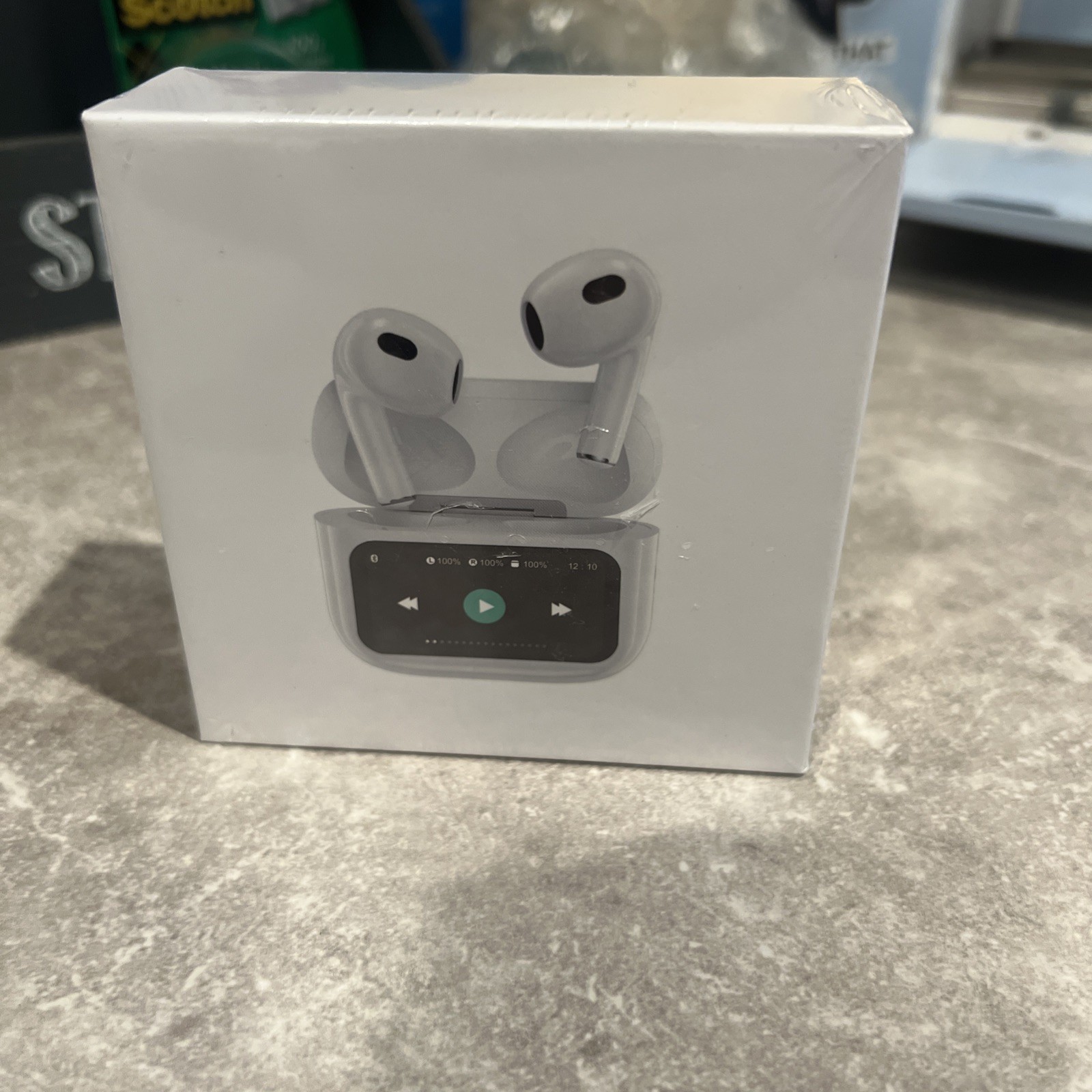 LCD touchscreen earbuds new sealed