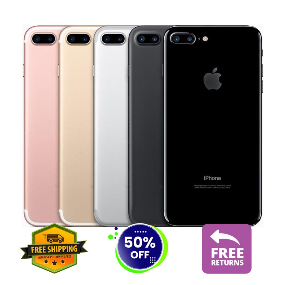 Unlocked Apple iPhone 7 Plus 32GB – Rose Gold, Black, Red – Verizon & AT&T