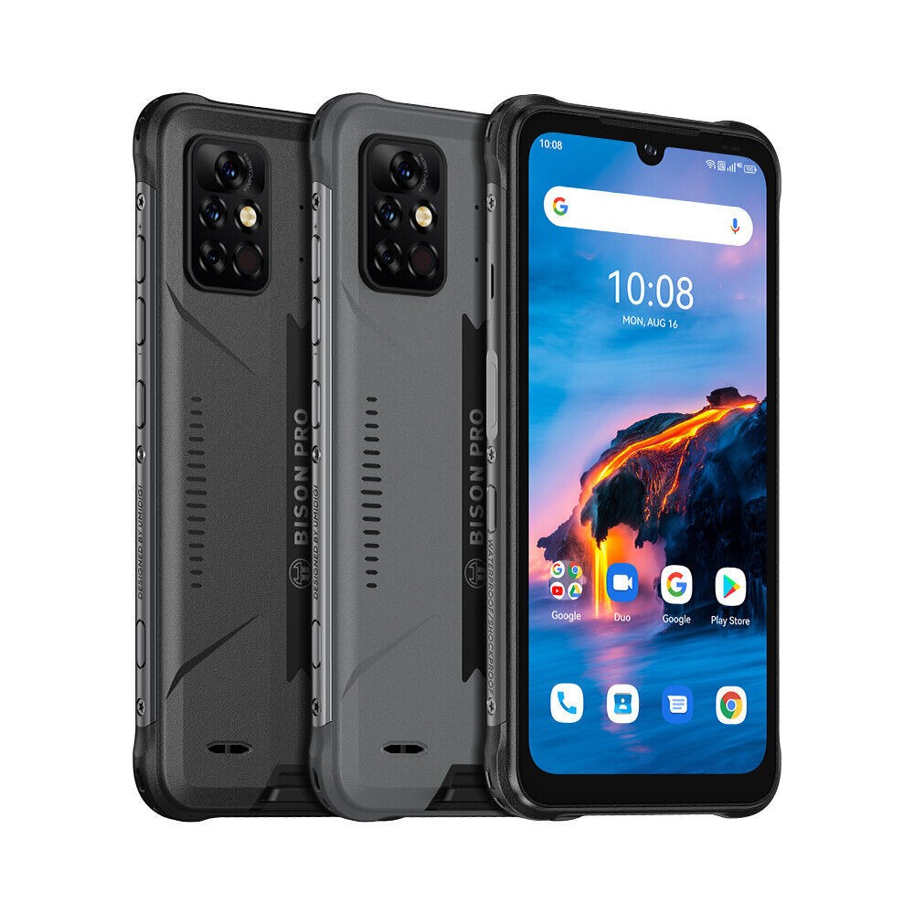 UMIDIGI BISON Pro 4GB/8GB+128GB NFC Dual SIM 48MP Rugged Android Smartphone