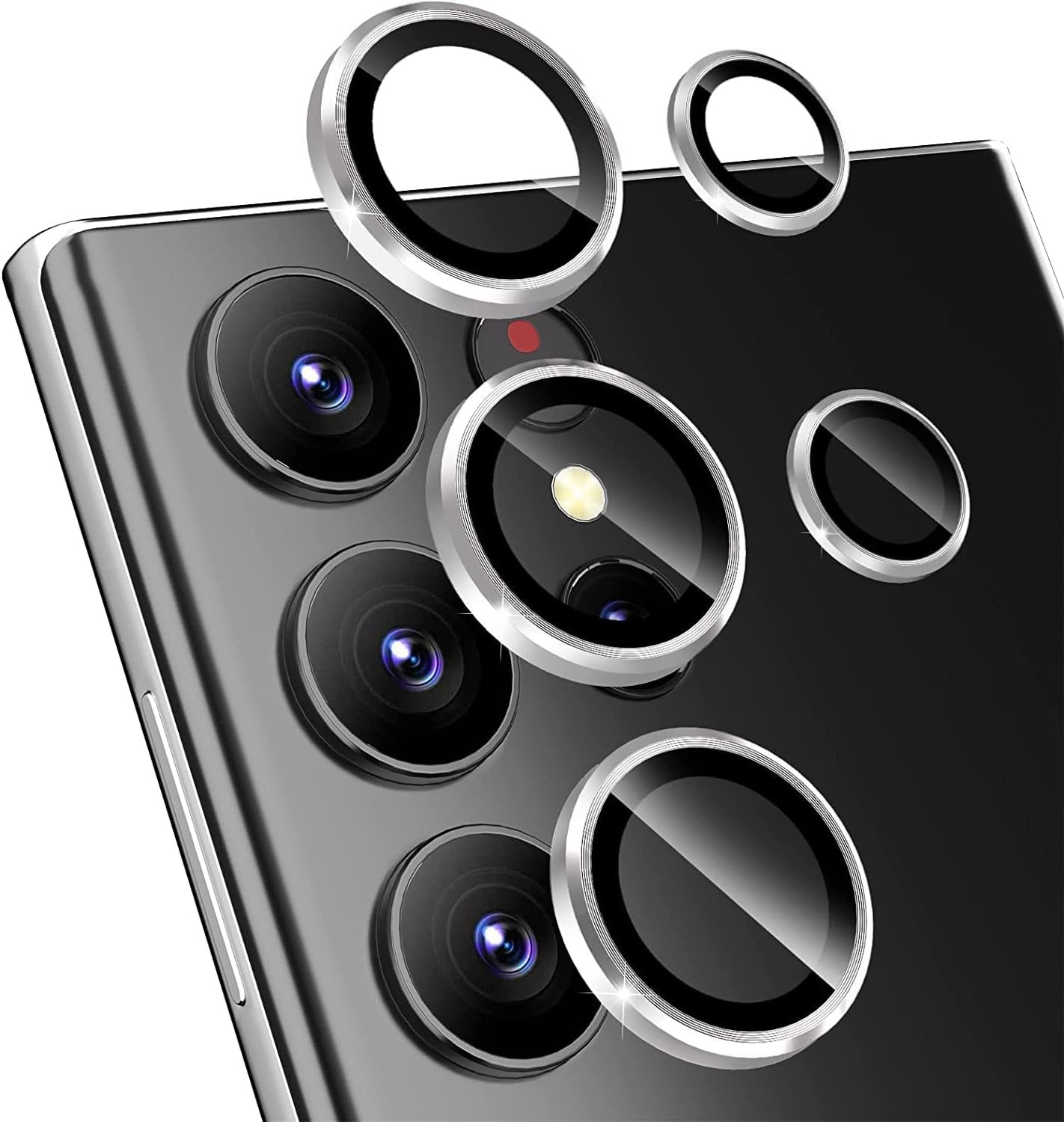 Set of 5 Camera Lens Protectors for Samsung Galaxy S23 Ultra