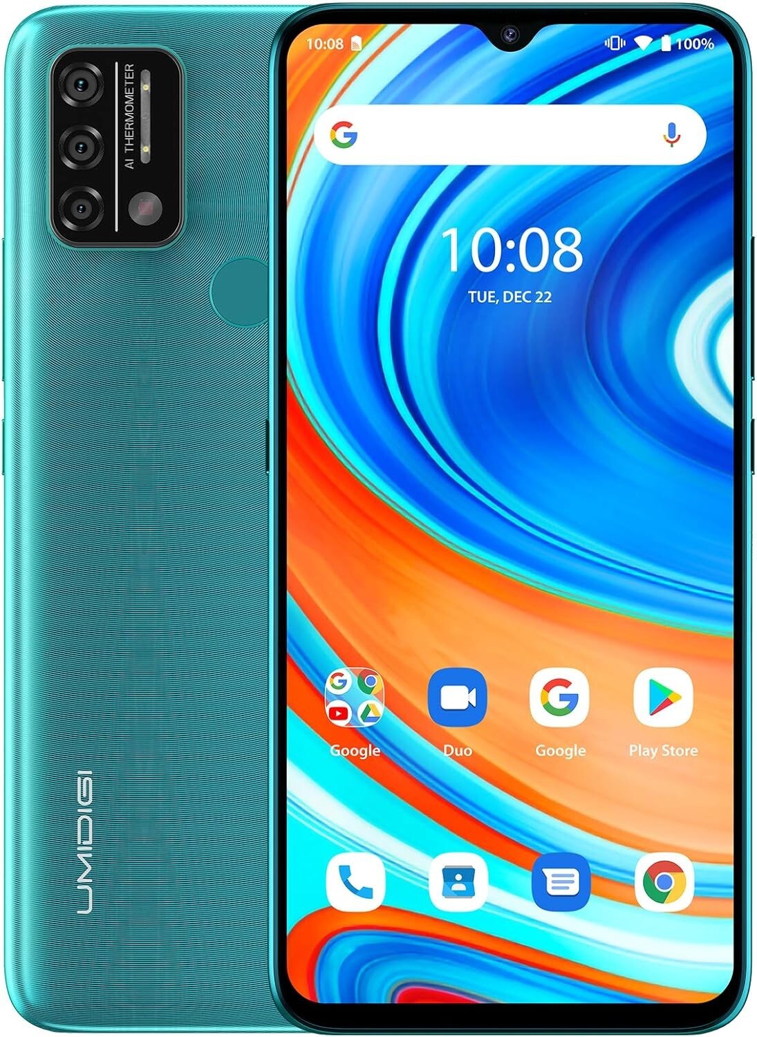 UMIDIGI A9 64GB Unlocked Android Smartphone 4G LTE GSM Dual SIM (GREEN)