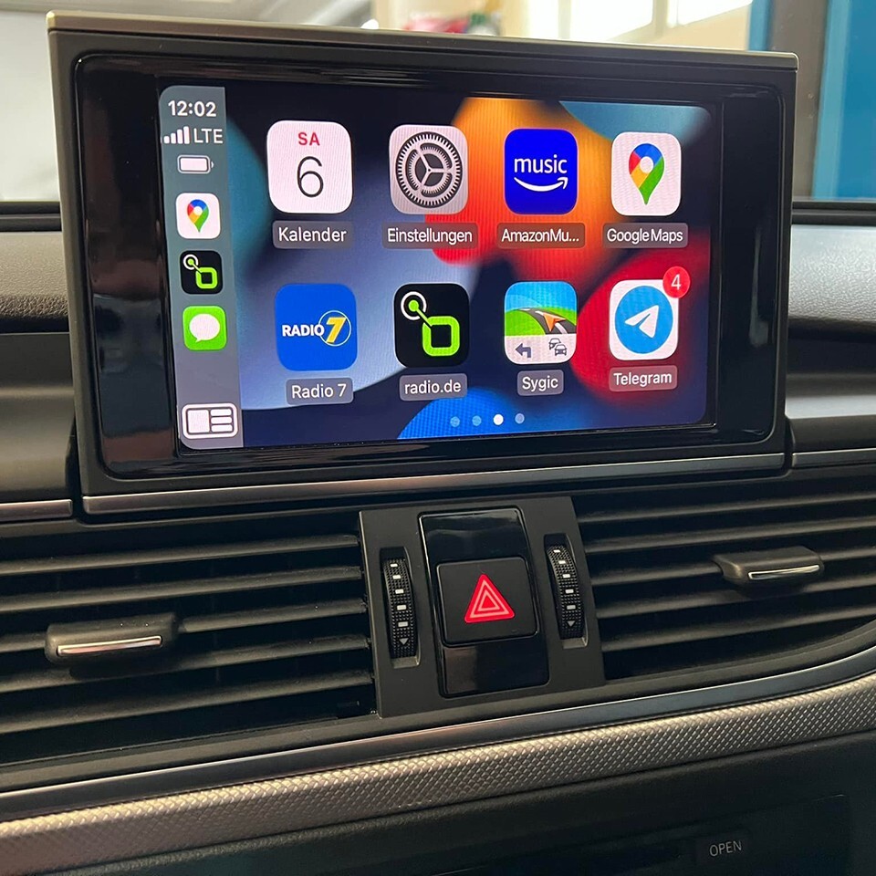 Apple CarPlay Solution For AUDI A8 RMC MMI MIB Android Auto Mirroring Interface