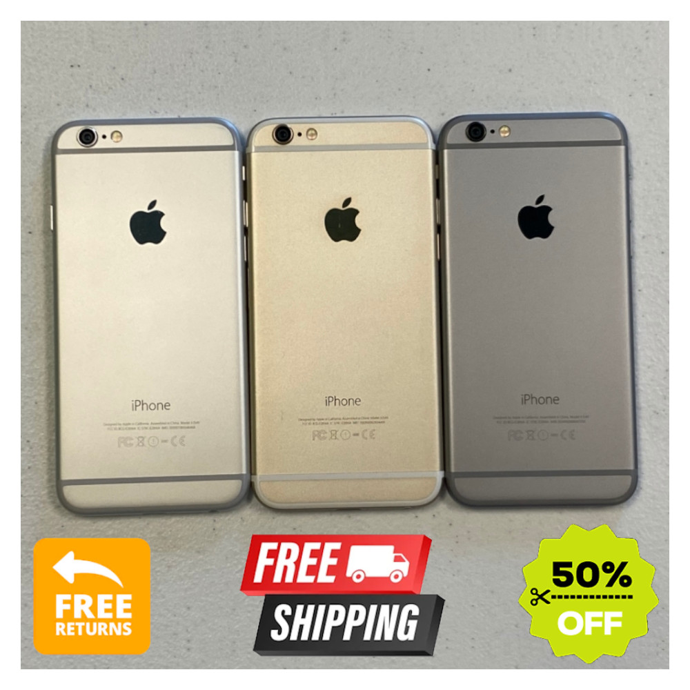 Apple iPhone 6 16GB 128GB Silver, Gold, Space Gray Unlocked Tmobile Verizon
